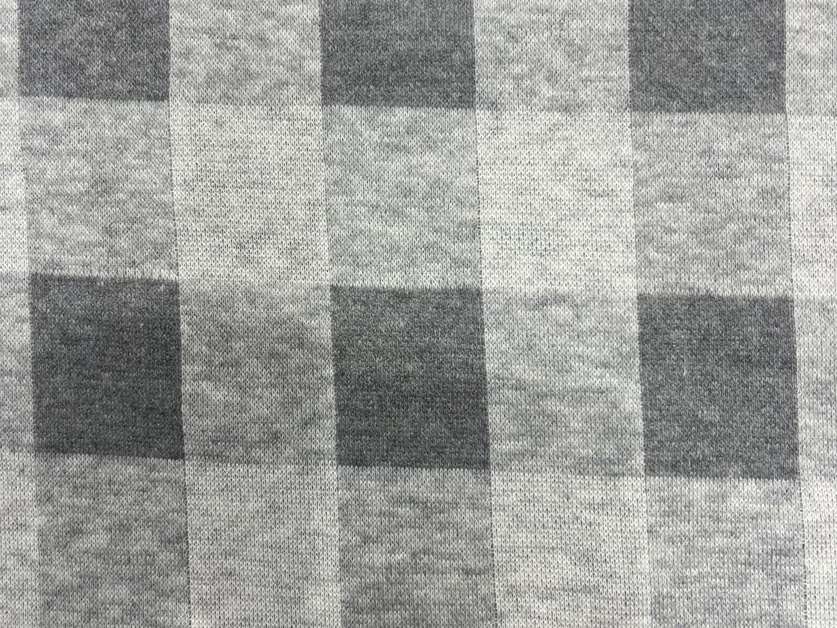 Interlock Jacquard swatch, 50% Cotton, 50% Polyester
