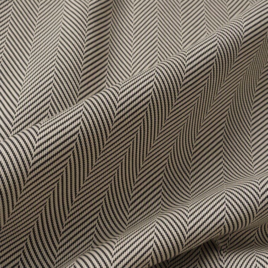 Herringbone Jacquard Mercerised Interlock swatch, 100% Cotton