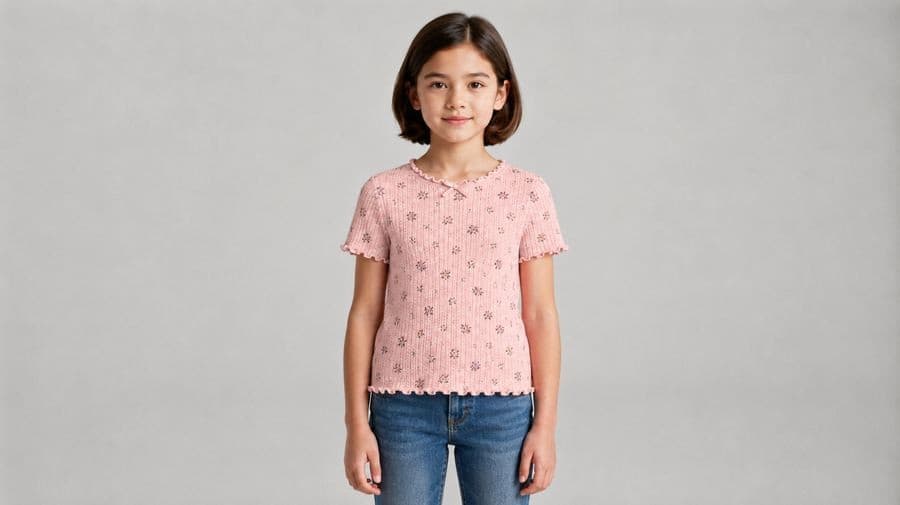 Mini Jacquard shown on model