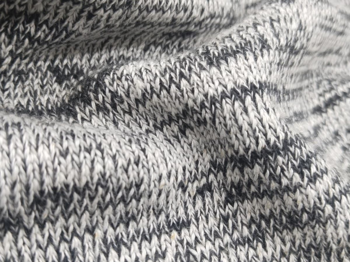 Jersey Jacquard swatch, 80% Cotton, 20% Polyester