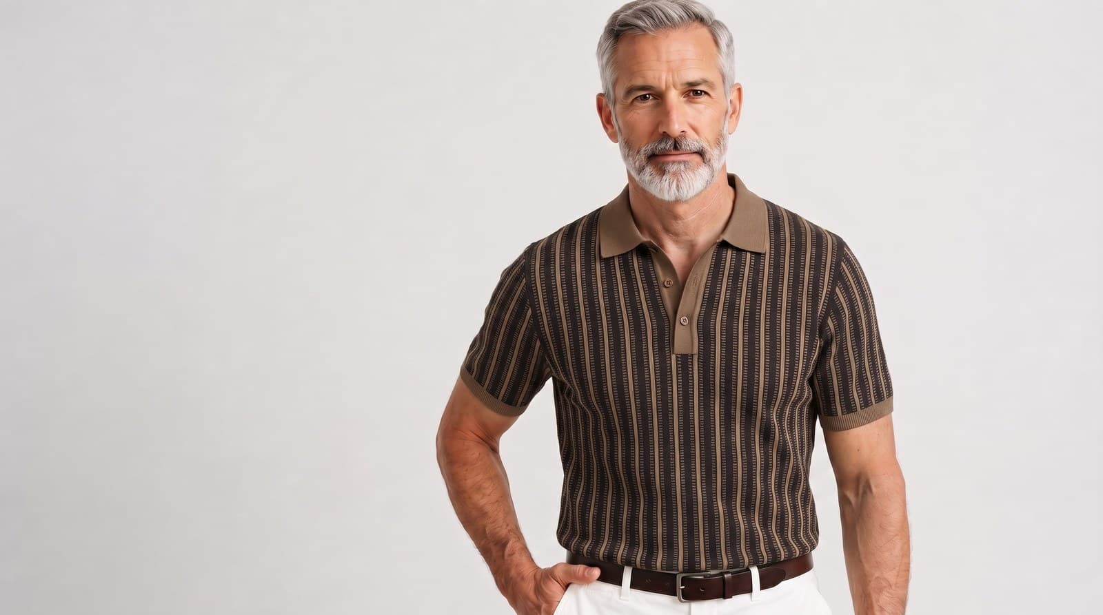 Jacquard shown on model