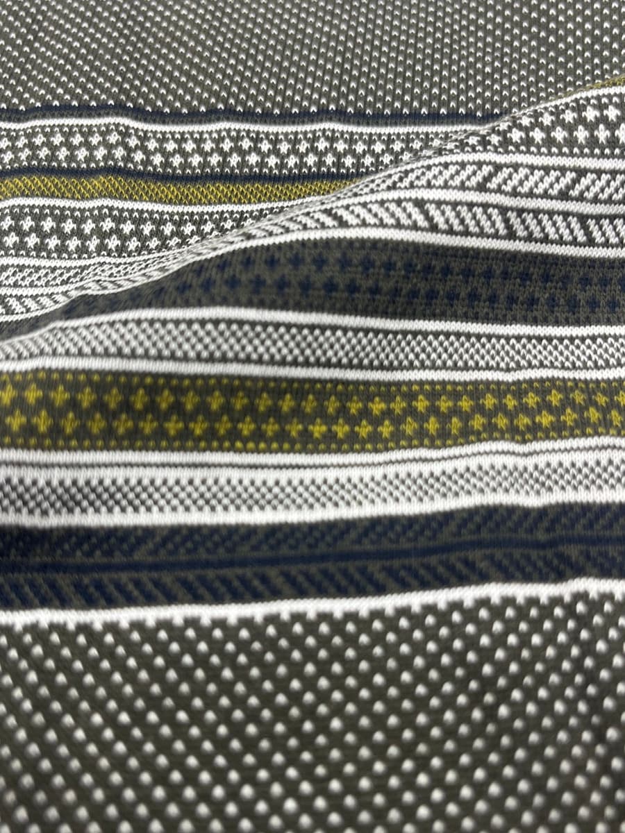 Jersey Jacquard swatch, 100% Cotton
