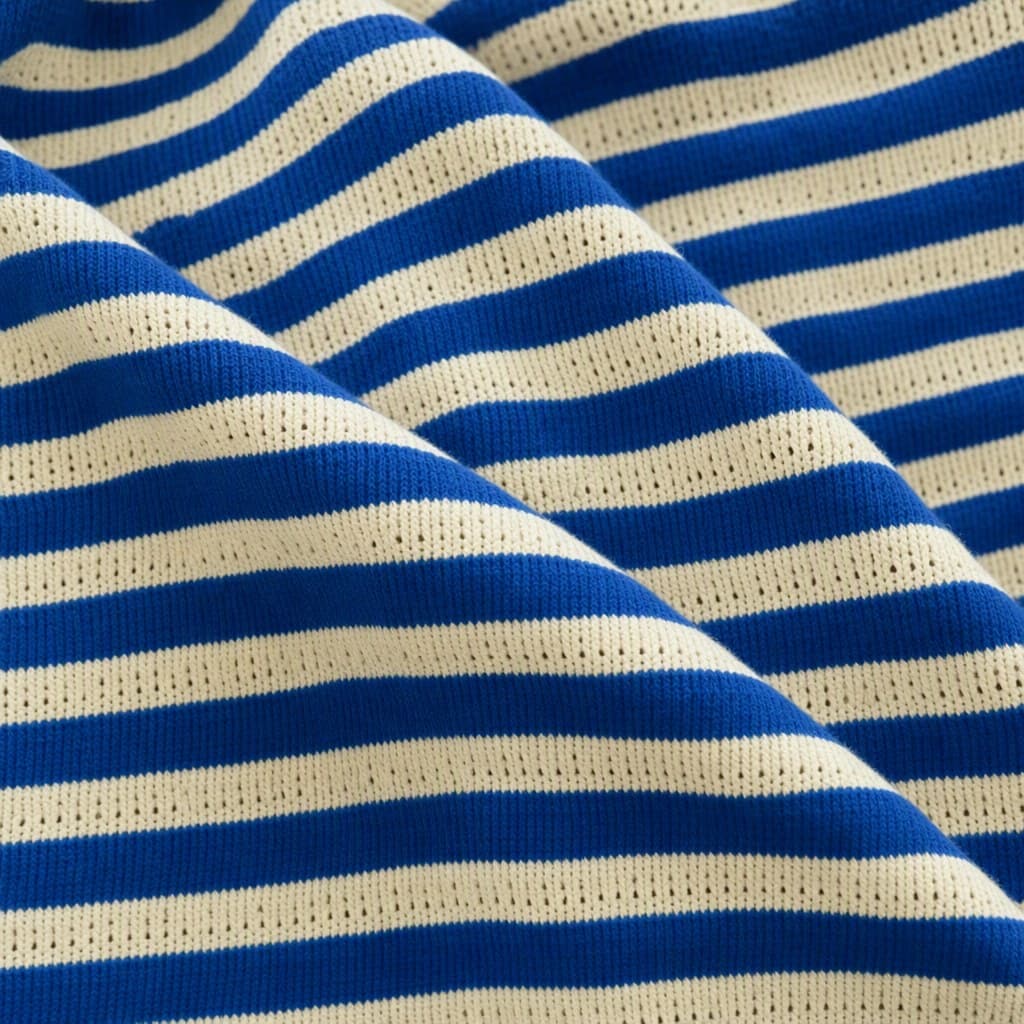 Pointelle Jacquard swatch, 100% Cotton