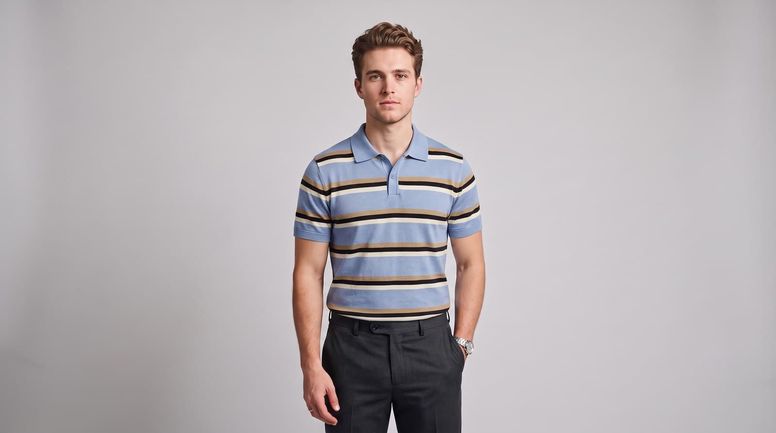 Single Jersey shown on model