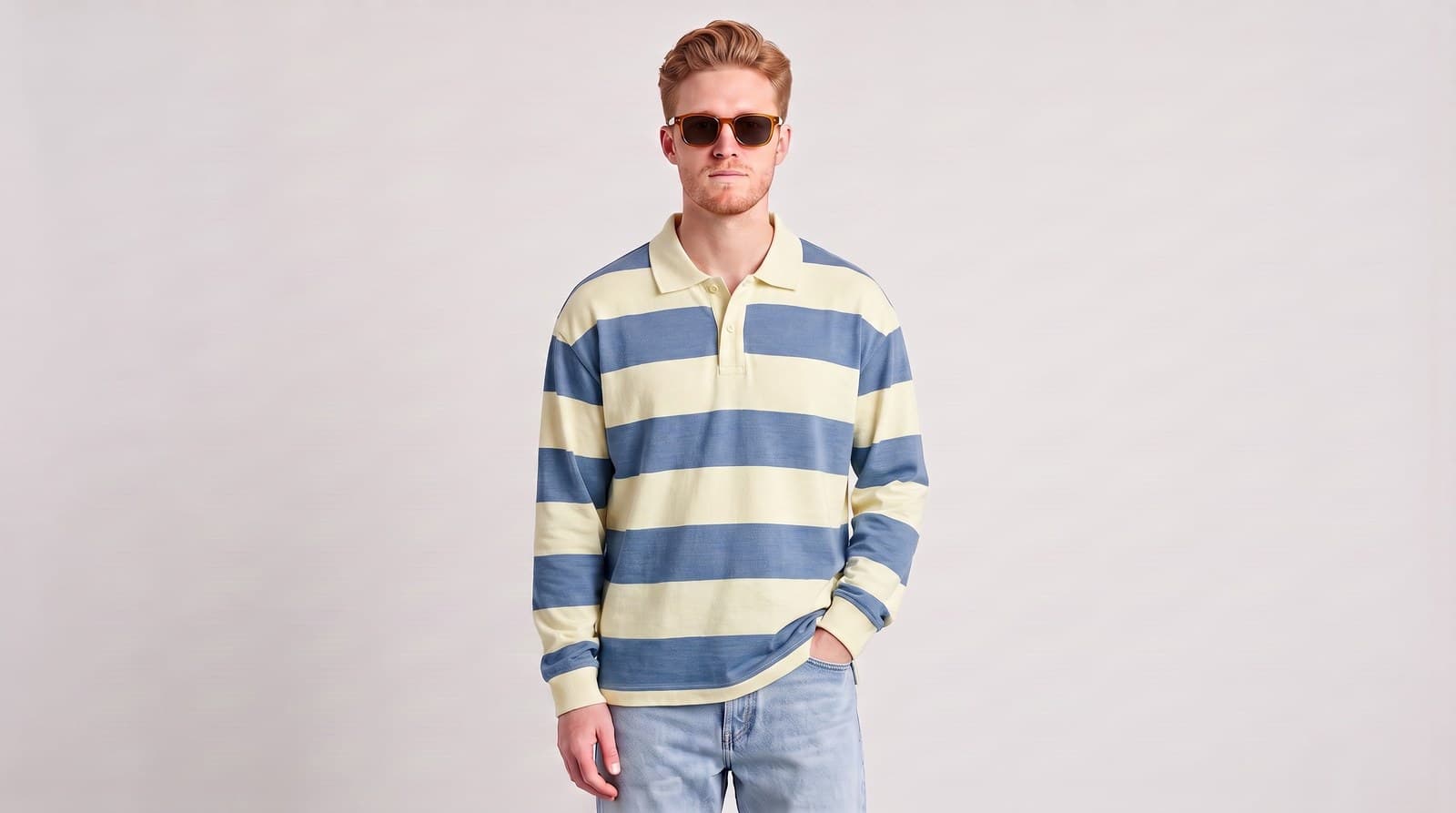 Single Jersey shown on model