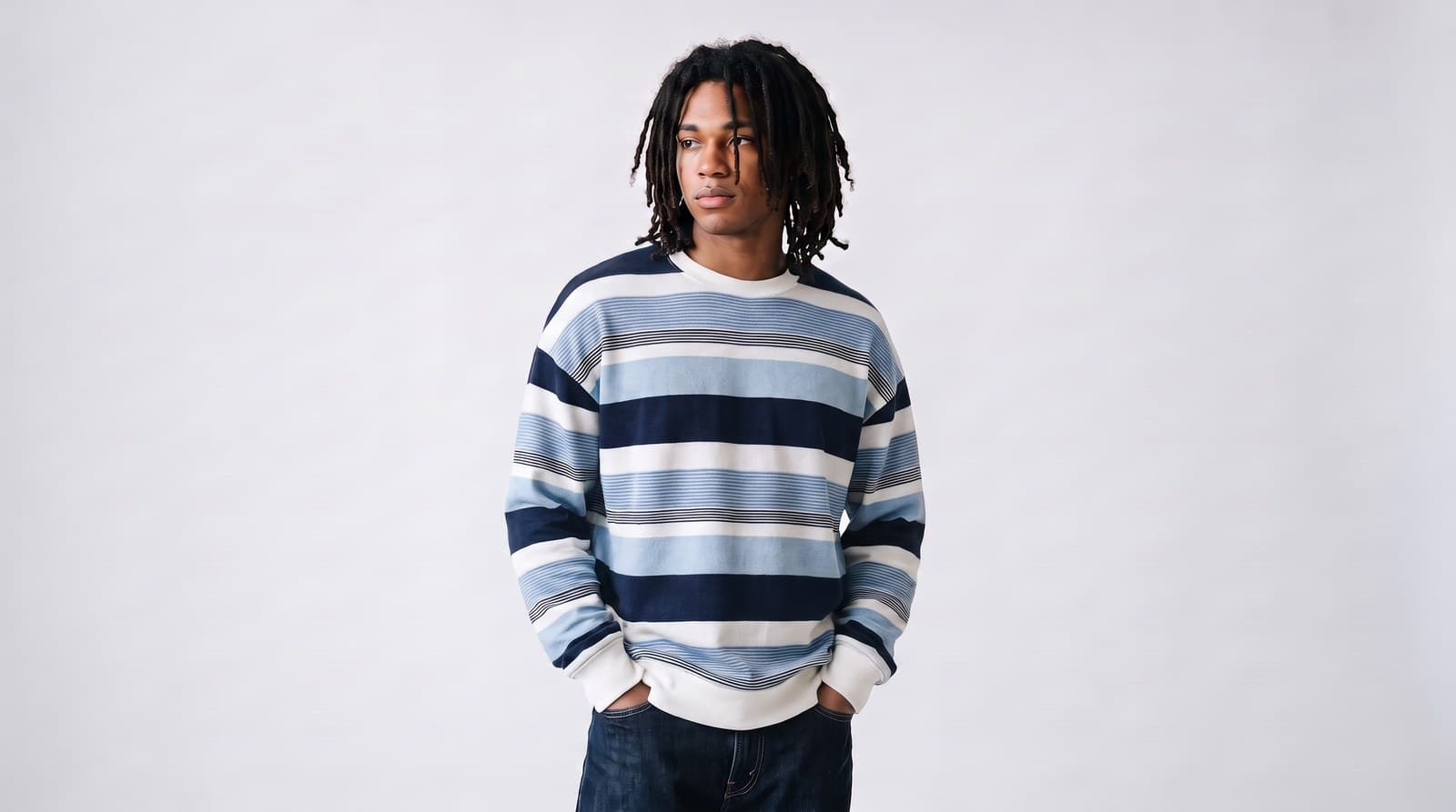 Single Jersey shown on model
