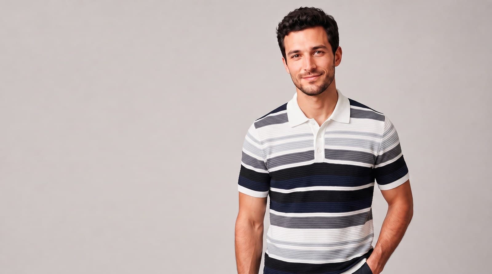 4 Track Jersey shown on model