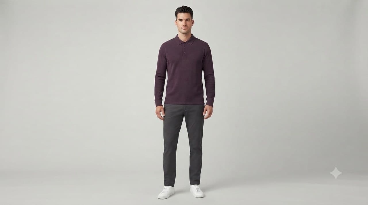 Single Jersey shown on model
