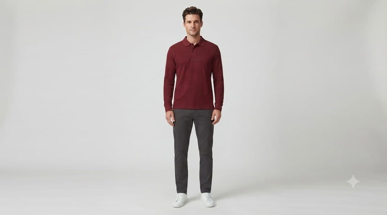 Single Jersey shown on model