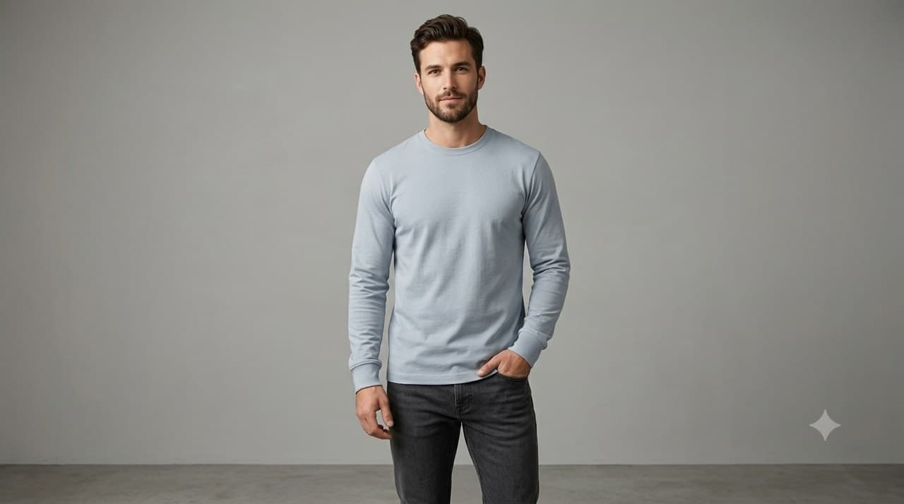 Single Jersey shown on model