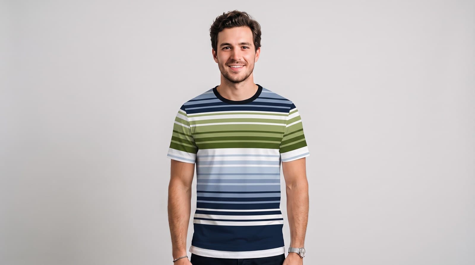 Single Jersey shown on model