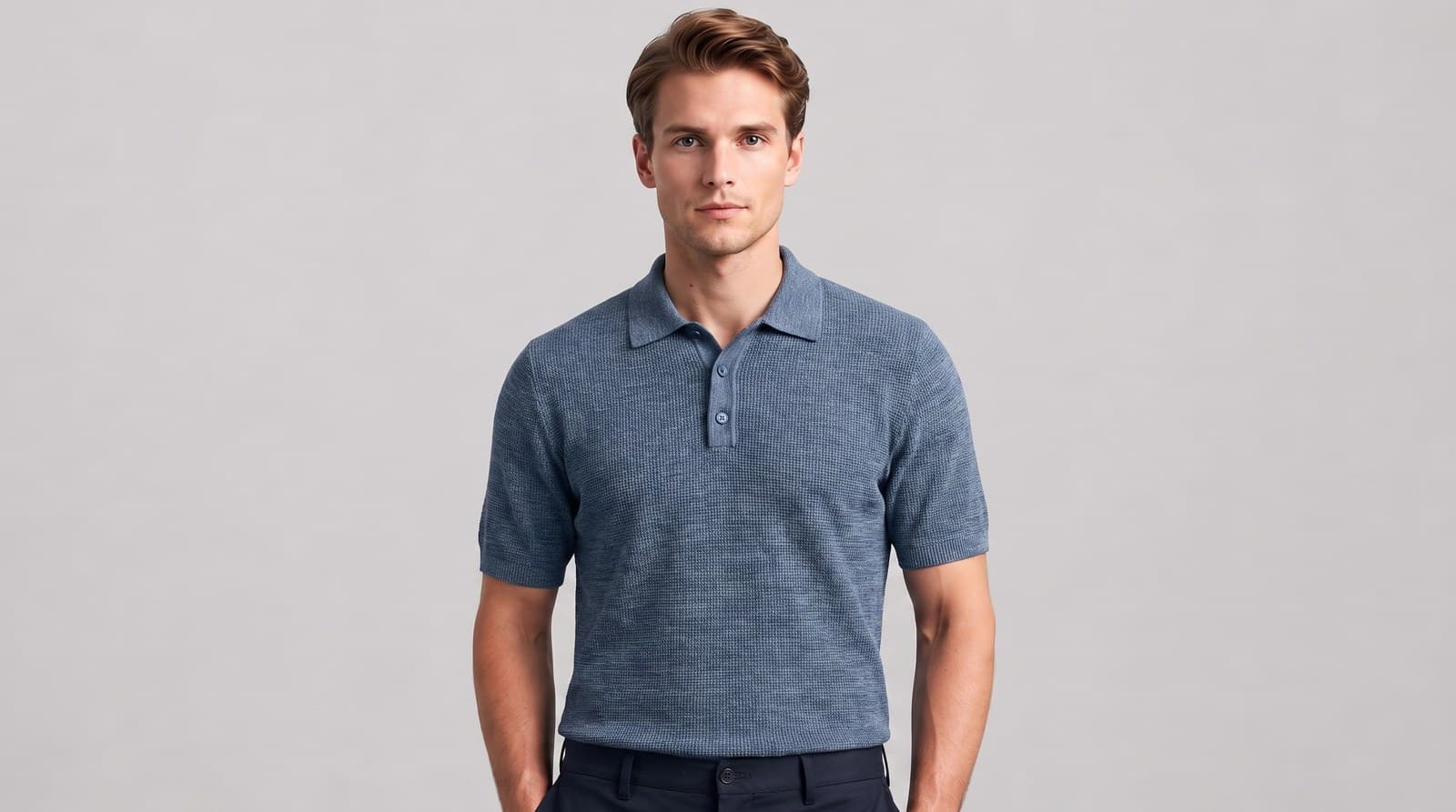 Rib Plated Jersey shown on model