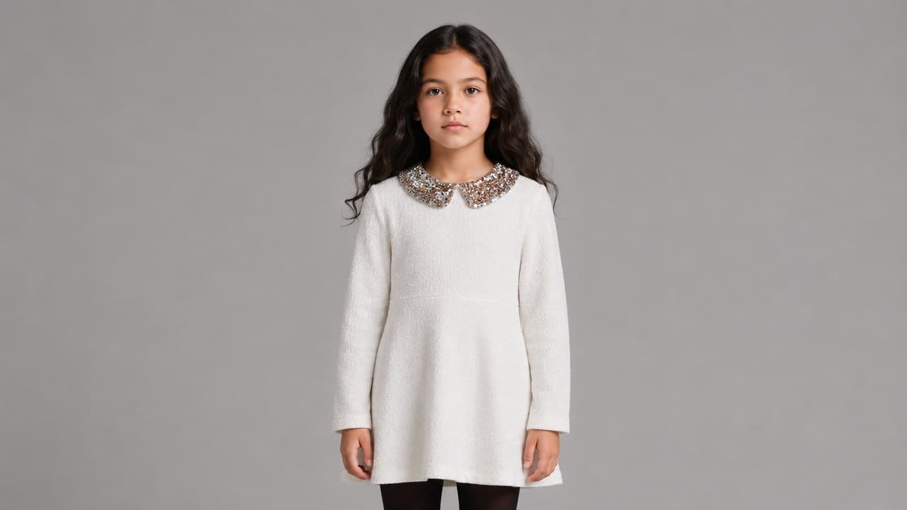 All-over Sequin Mesh shown on model