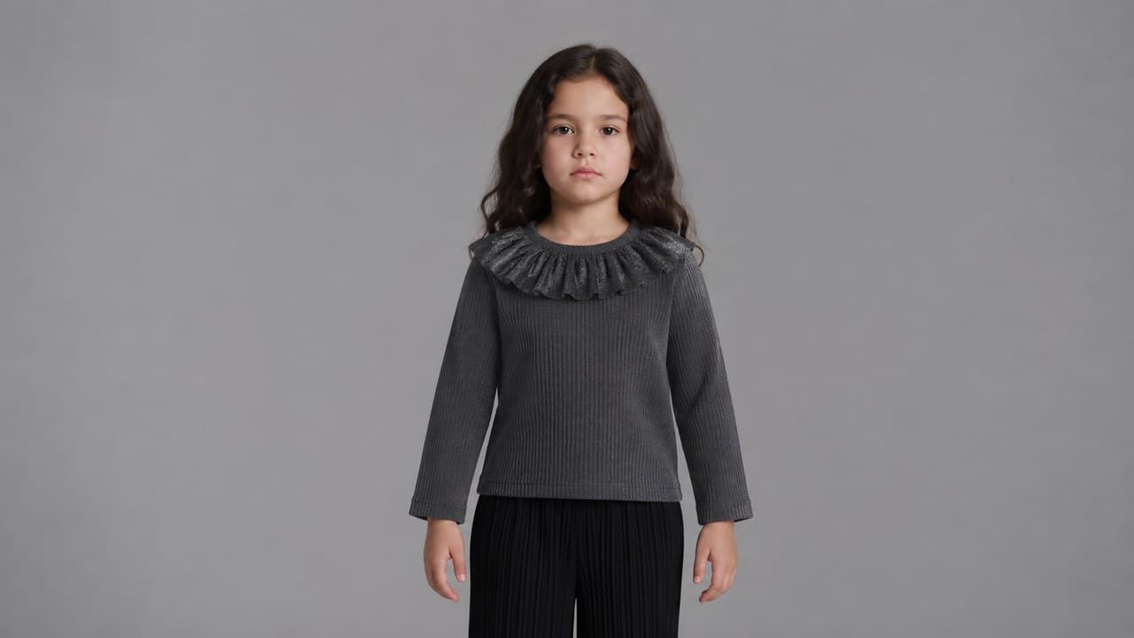 Lurex shown on model