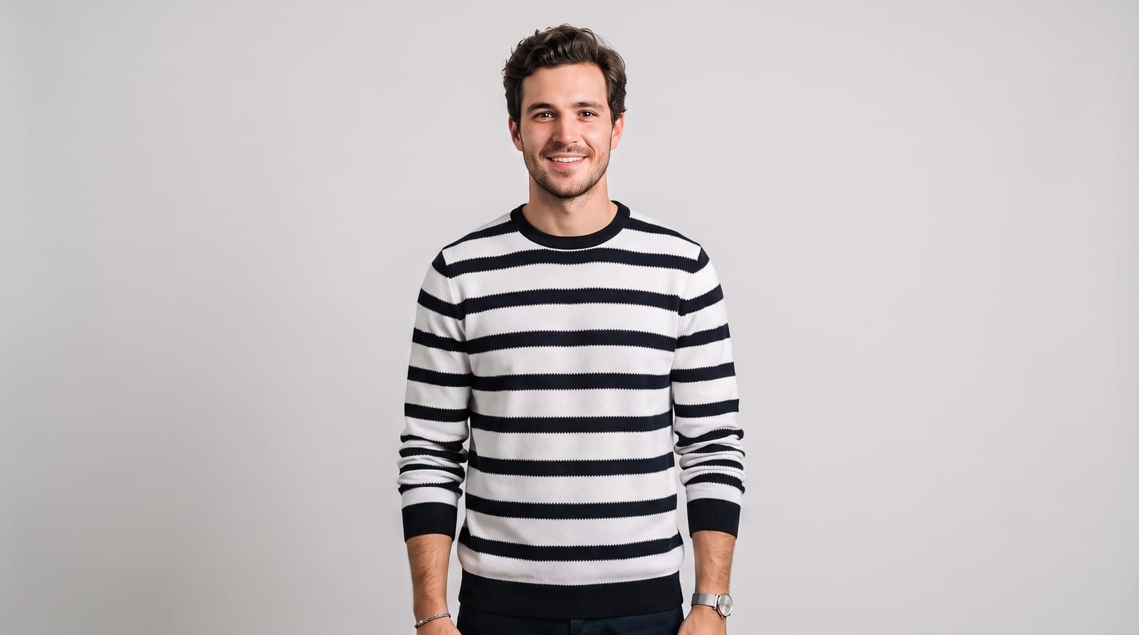 Twill Jersey shown on model