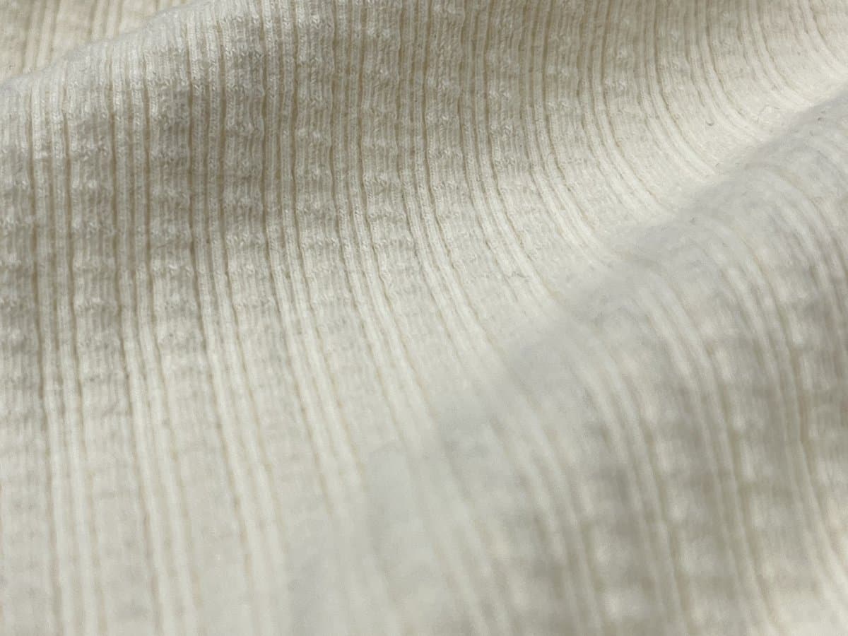 Multiply Pointelle swatch, 96% Cotton, 4% Spandex