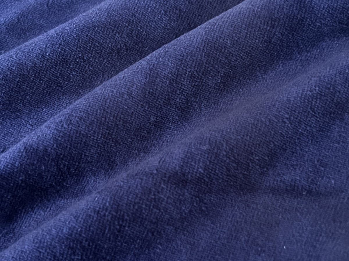 Velour Fabric swatch, 80% Cotton, 20% Polyester