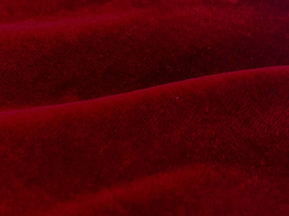 Velour Fabric swatch, 80% Cotton, 20% Polyester
