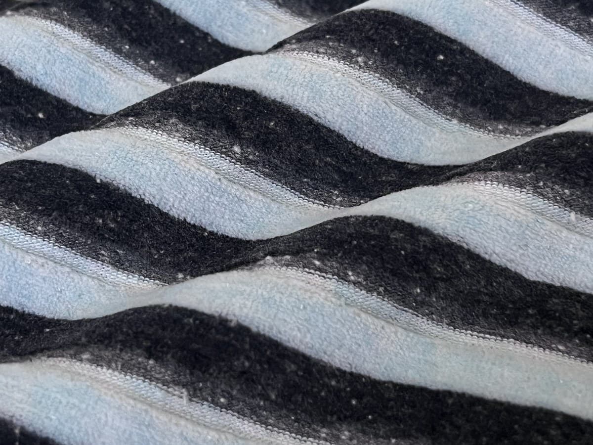 Stripes Velour swatch, 80% Cotton, 20% Polyester