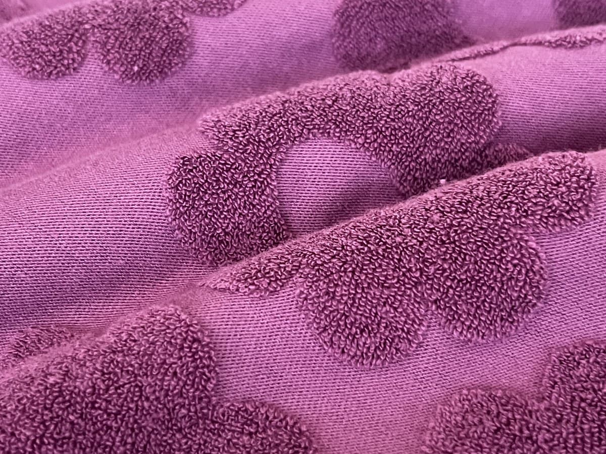 Jacquard Terry swatch, 100% Cotton