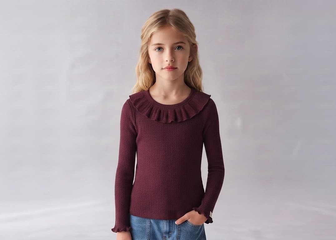 Crochet Pique shown on model