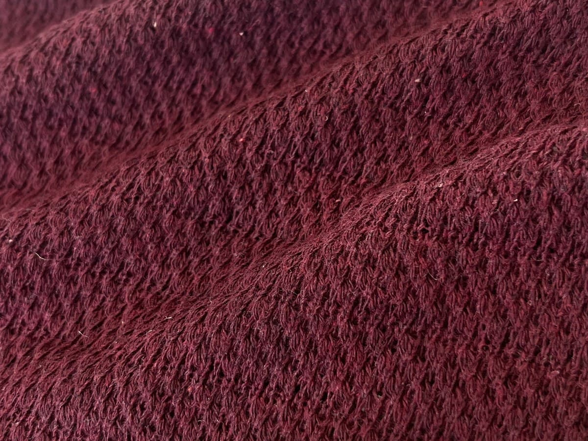 Crochet Pique swatch, 100% Cotton