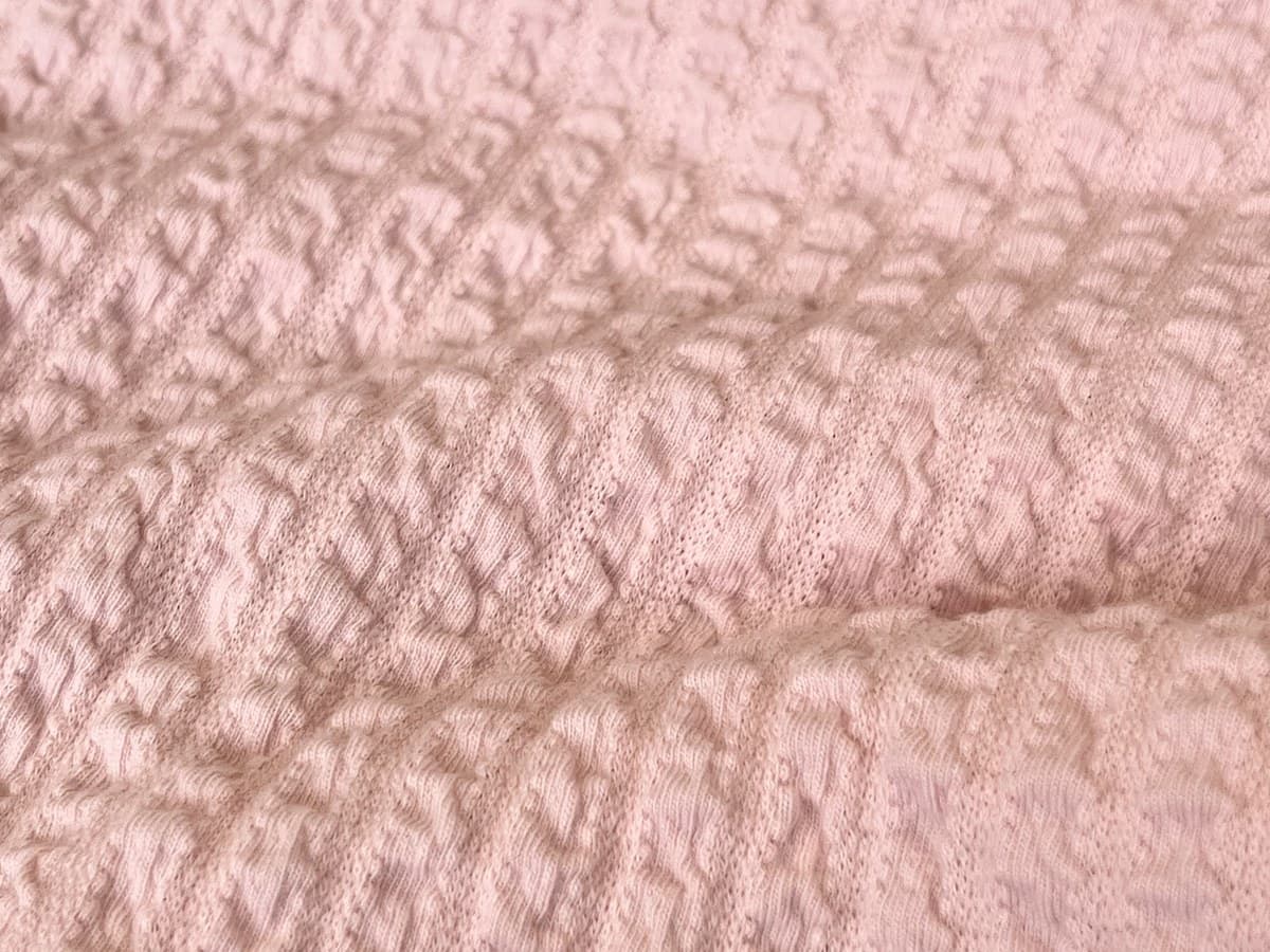 Crinkle Jacquard swatch, 98% Cotton, 2% Spandex