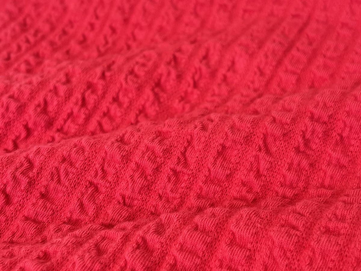 Crinkle Jacquard swatch, 98% Cotton, 2% Spandex