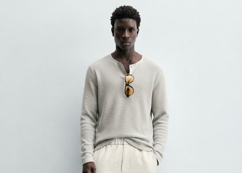 Waffle shown on model