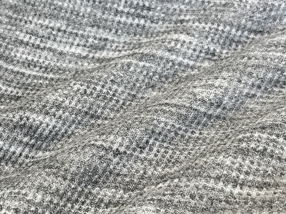 Waffle swatch, 75% Cotton, 25% Polyester