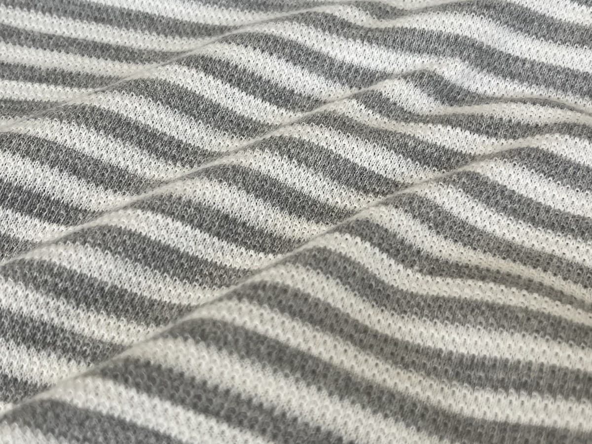 Jersey Jacquard swatch, 52% Cotton, 48% Polyester