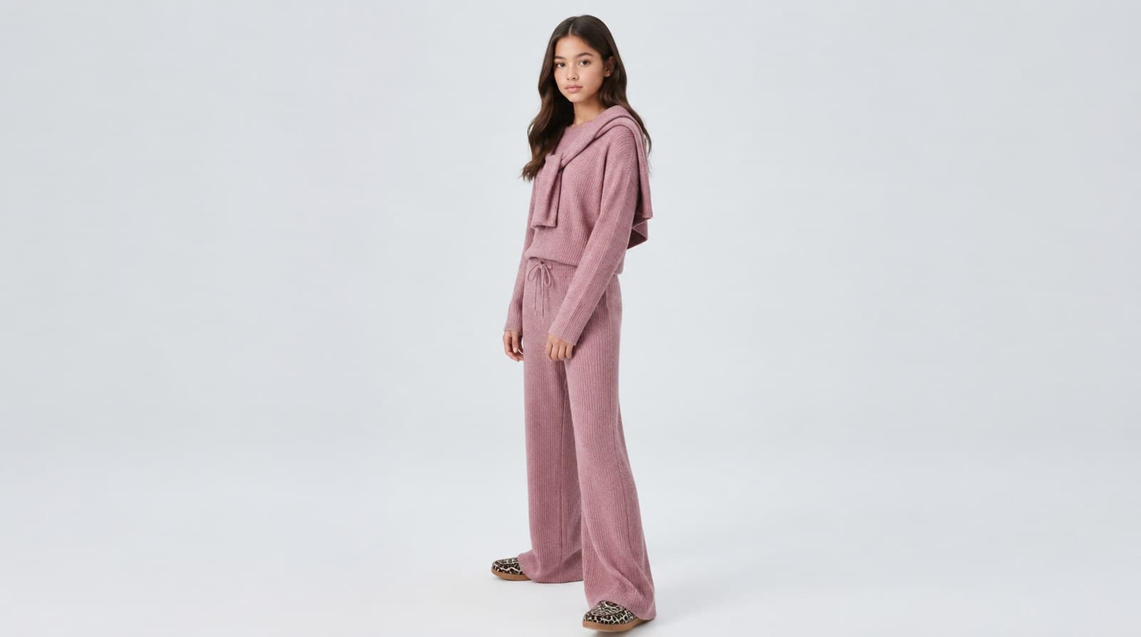Flat Back Drop Rib shown on model