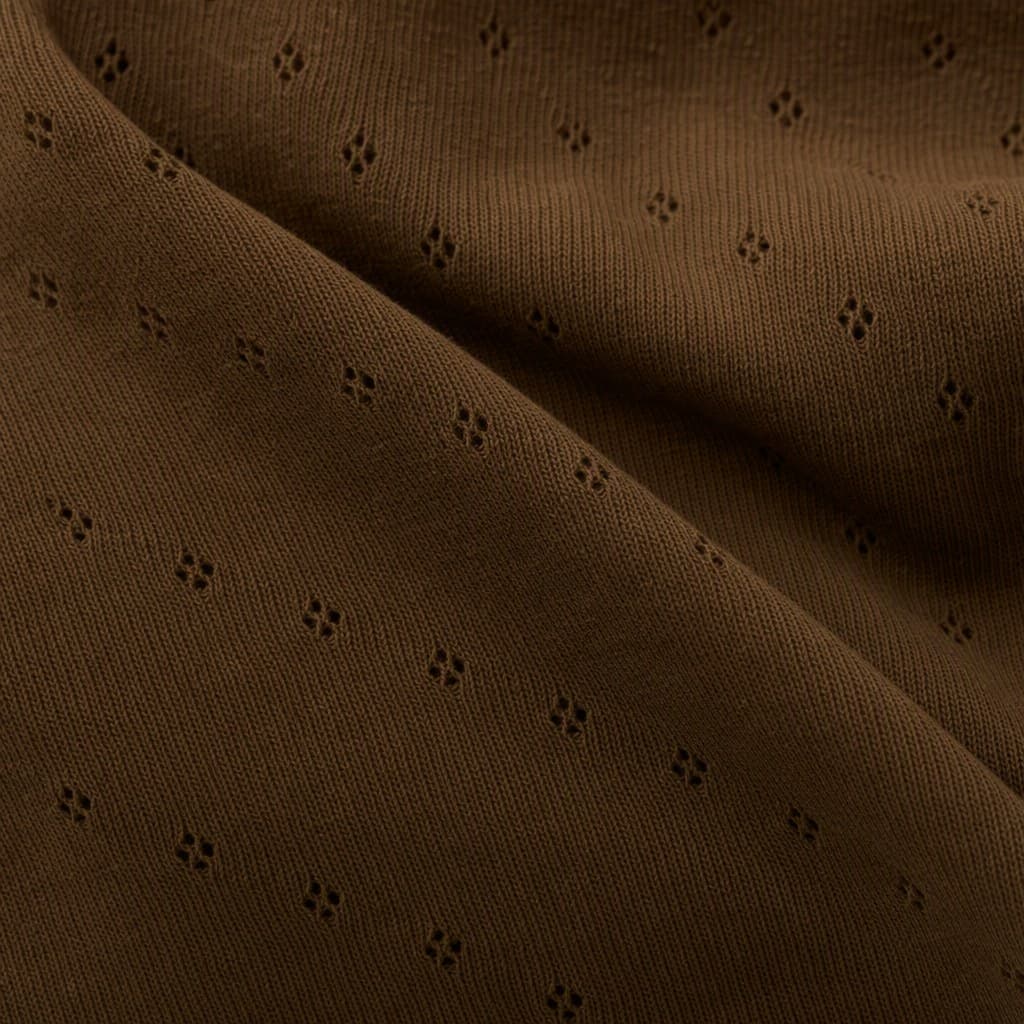 Pointelle Rib swatch, 100% Cotton