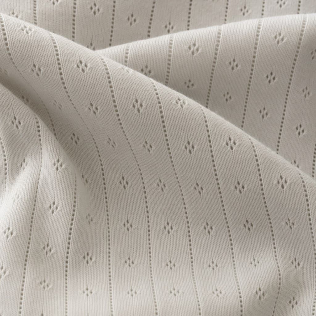 Pointelle Rib swatch, 100% Cotton