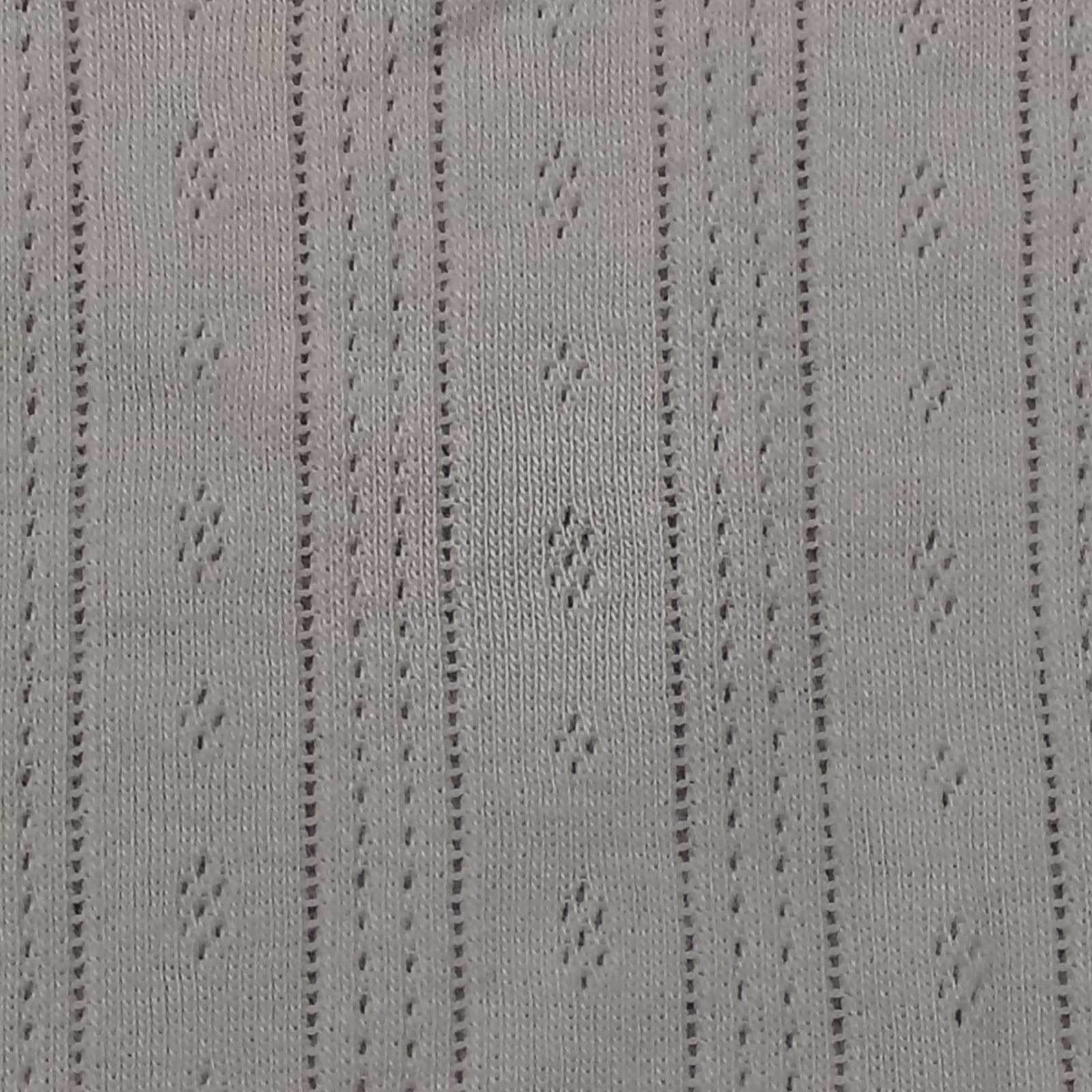 Pointelle Rib swatch, 100% Cotton