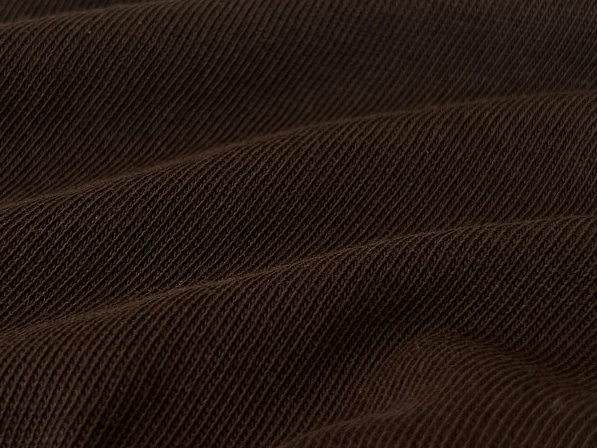 Single Rib swatch, 65% Polyester, 35% Cotton