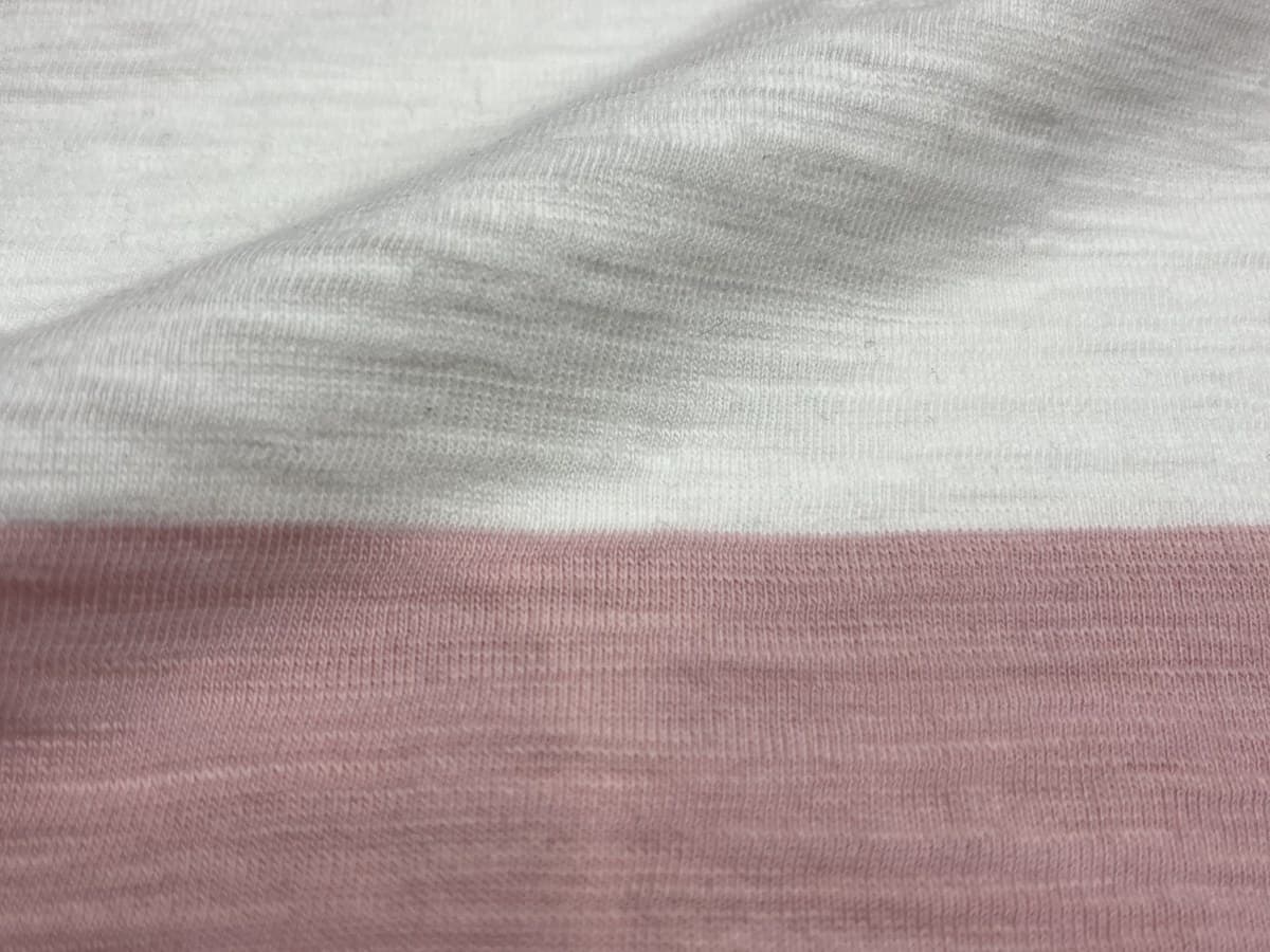 Y/D Slub Jersey swatch, 60% Cotton, 40% Polyester