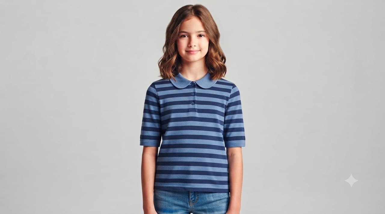 Fleece shown on model