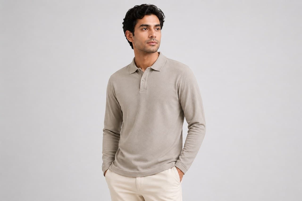 French Terry shown on model