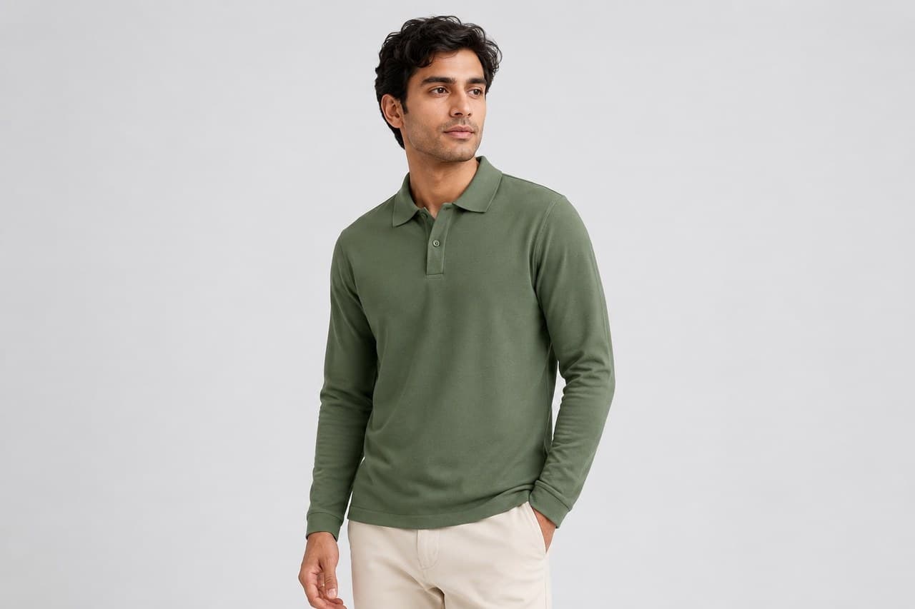 French Terry shown on model