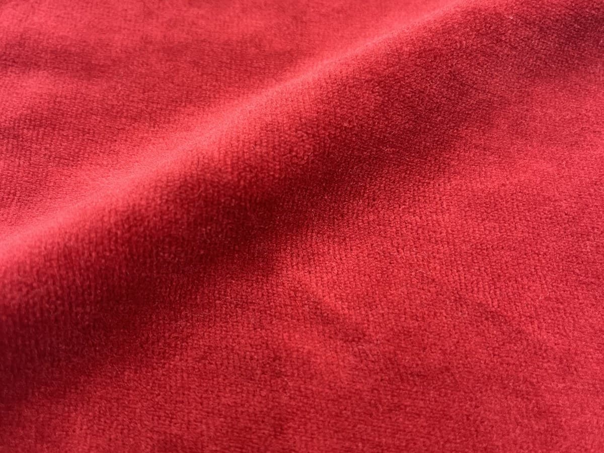 Vesper Velour swatch, 75% Cotton, 25% RPET Poly